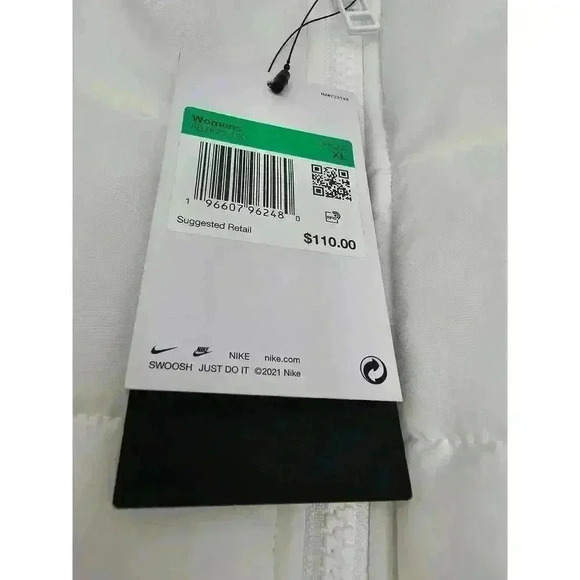 Nike Sportswear Women's XL White Classic Therma-FIT Over-sized Puffer Vest NWT - Picture 3 of 11